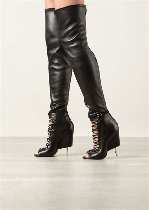 givenchy over the knee boots